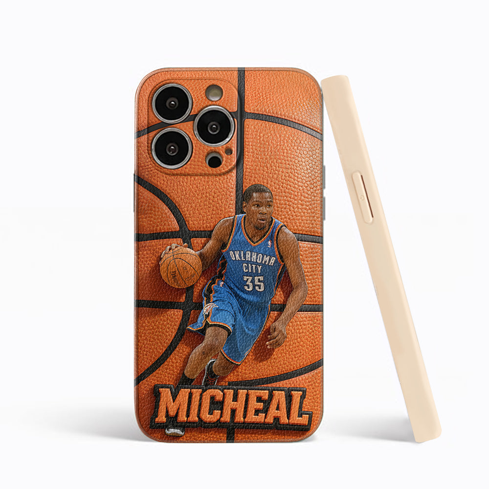 Love Basketball - Personalized Sport Leather Phone Case