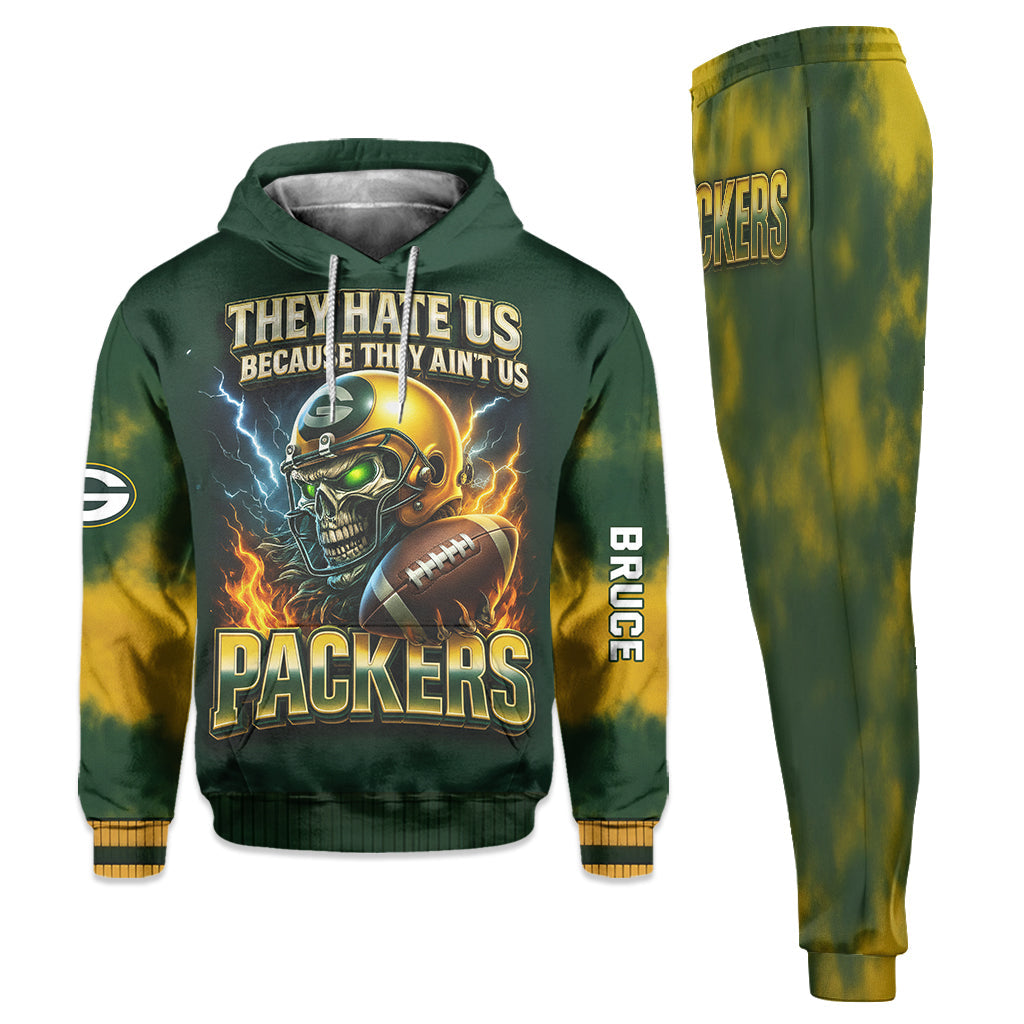 Green Bay National Football Team - Personalized American Football Hoodie and Sweatpants