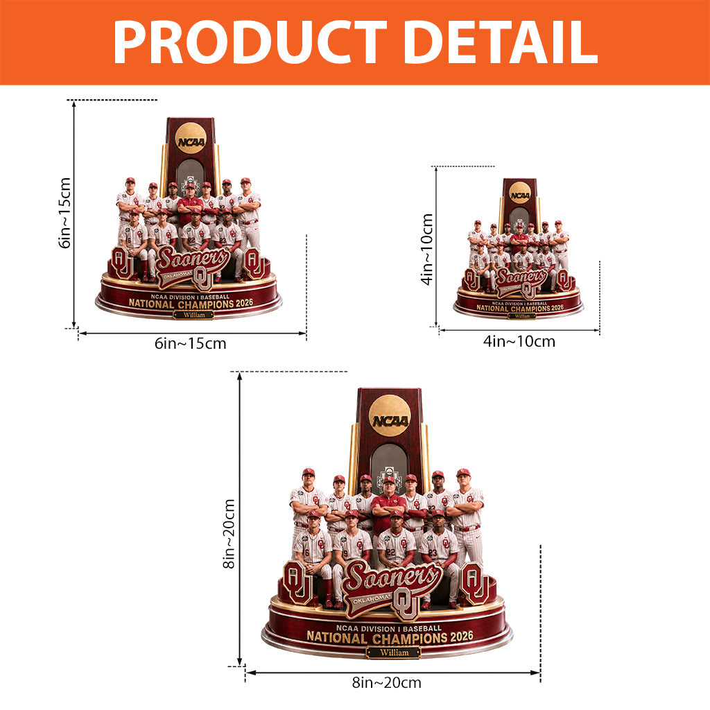 Baseball Team Victory - Personalized Trending Custom Shaped Acrylic Plaque
