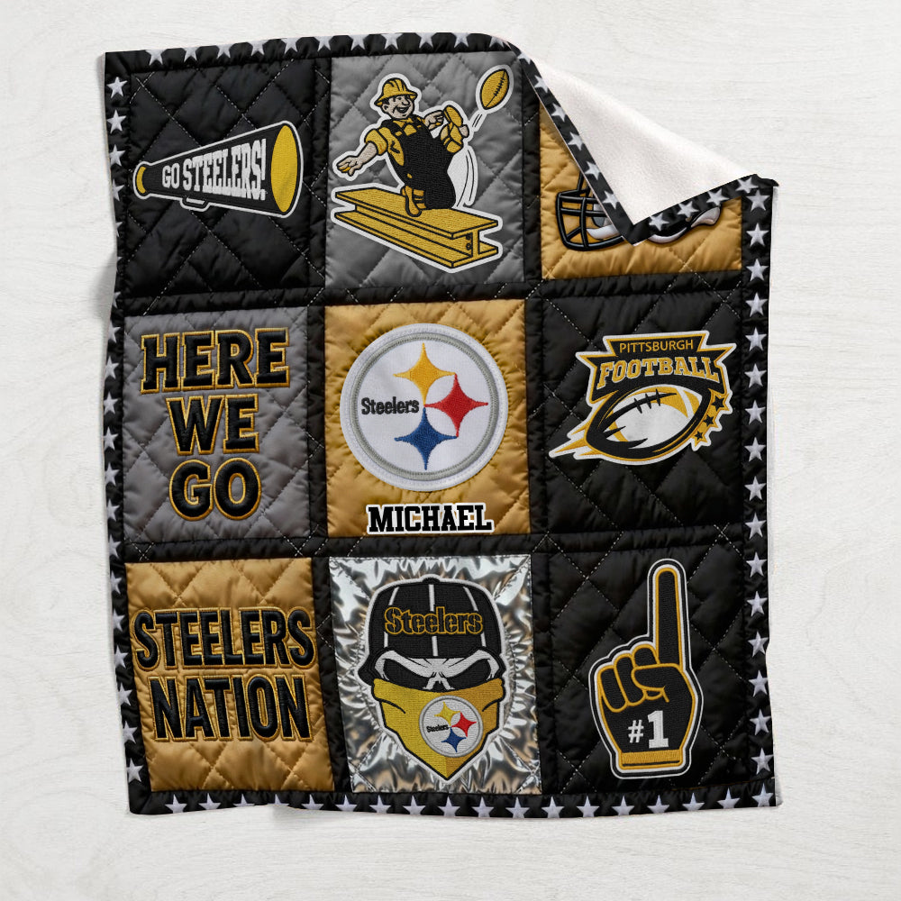 Love Football - Personalized American Football Blanket