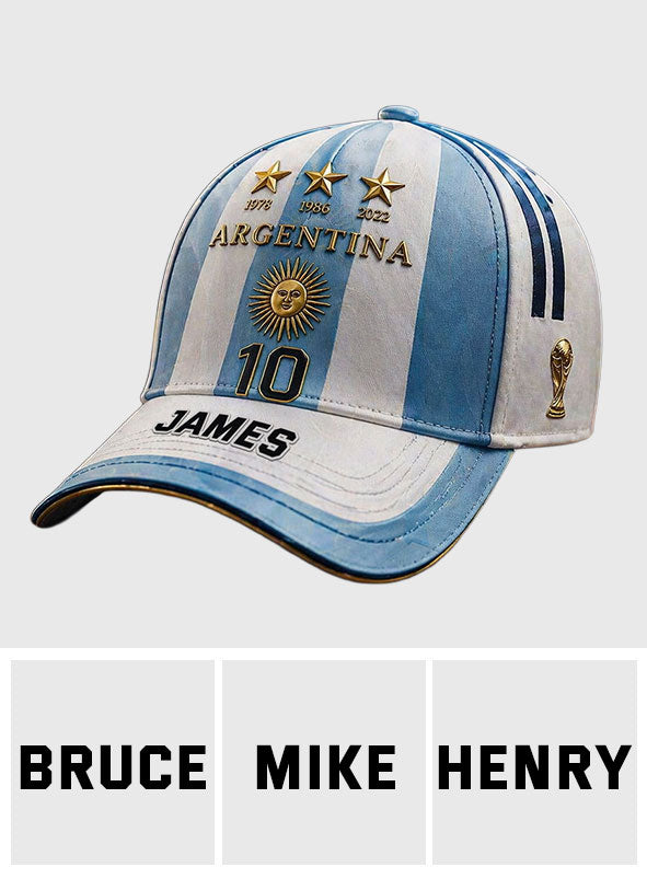 World Cup 2026 Argentina - Personalized Soccer Classic Cap