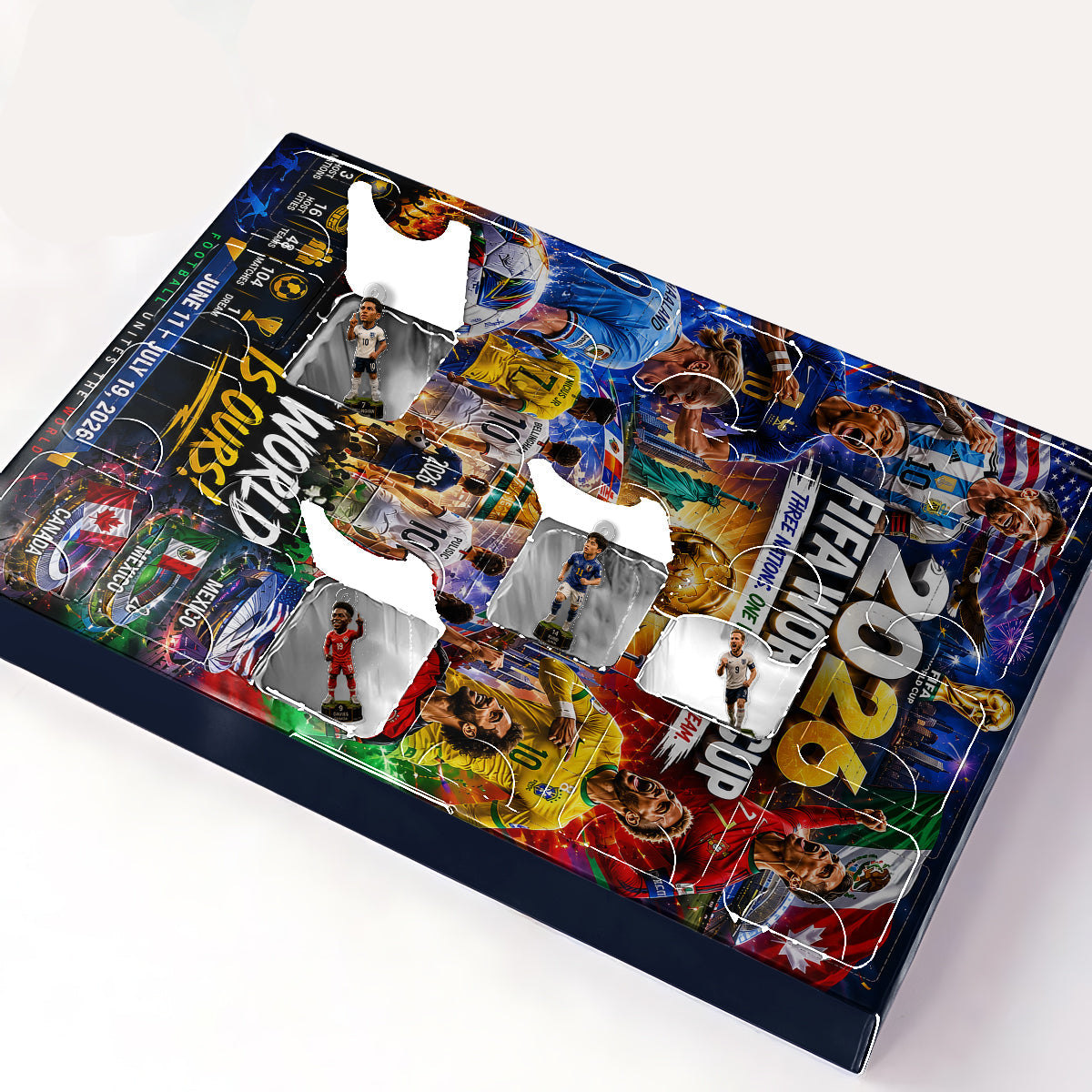 World Cup 2026 - Personalized Soccer Advent Calendar With Ornaments