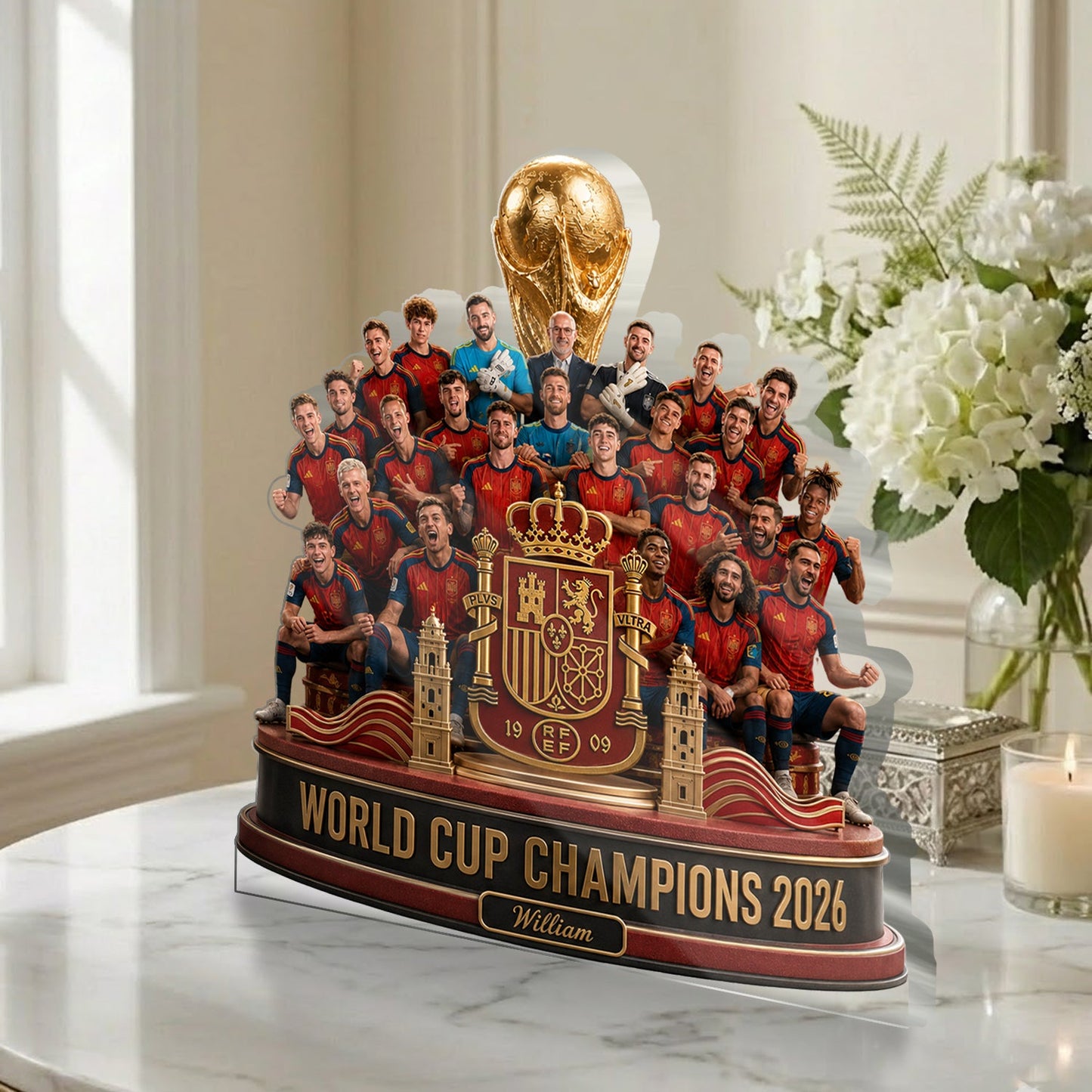 World Cup Champion 2026 - Personalized Trending 2-Side Printed Acrylic Plaque
