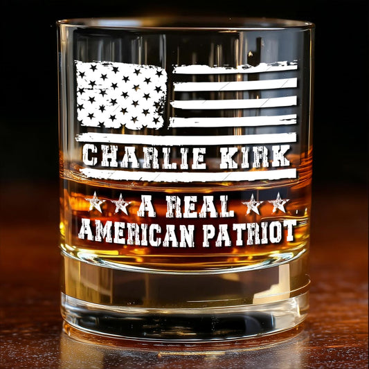 A Real American Patriot - Patriot Whiskey Glass