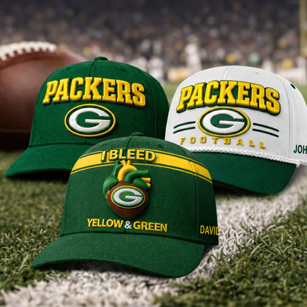 National Foot Ball Team, Packers Football Team - Personalized American Football Classic Cap