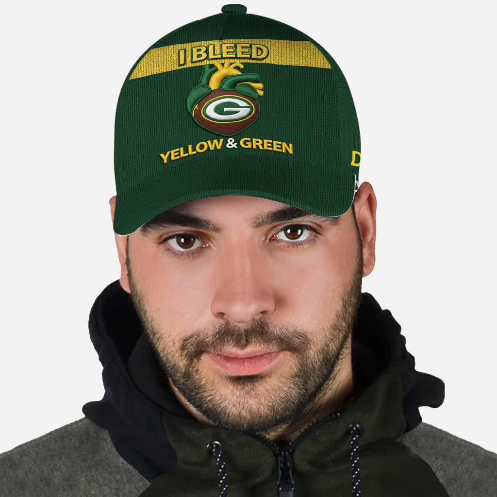 National Foot Ball Team, Packers Football Team - Personalized American Football Classic Cap