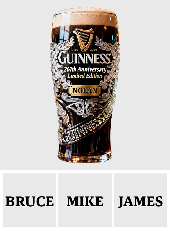 Irish Beer Brand - Personalized Light Beer Lover Beer Pint