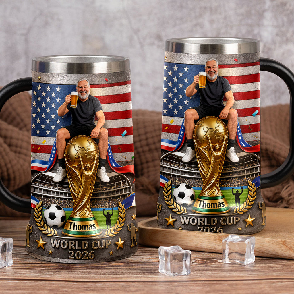 One Dream United - Personalized Soccer Beer Stein