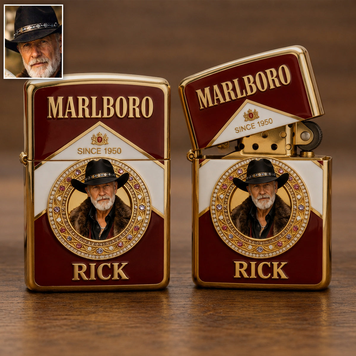 The Western Man - Personalized Western Outfit Lighter