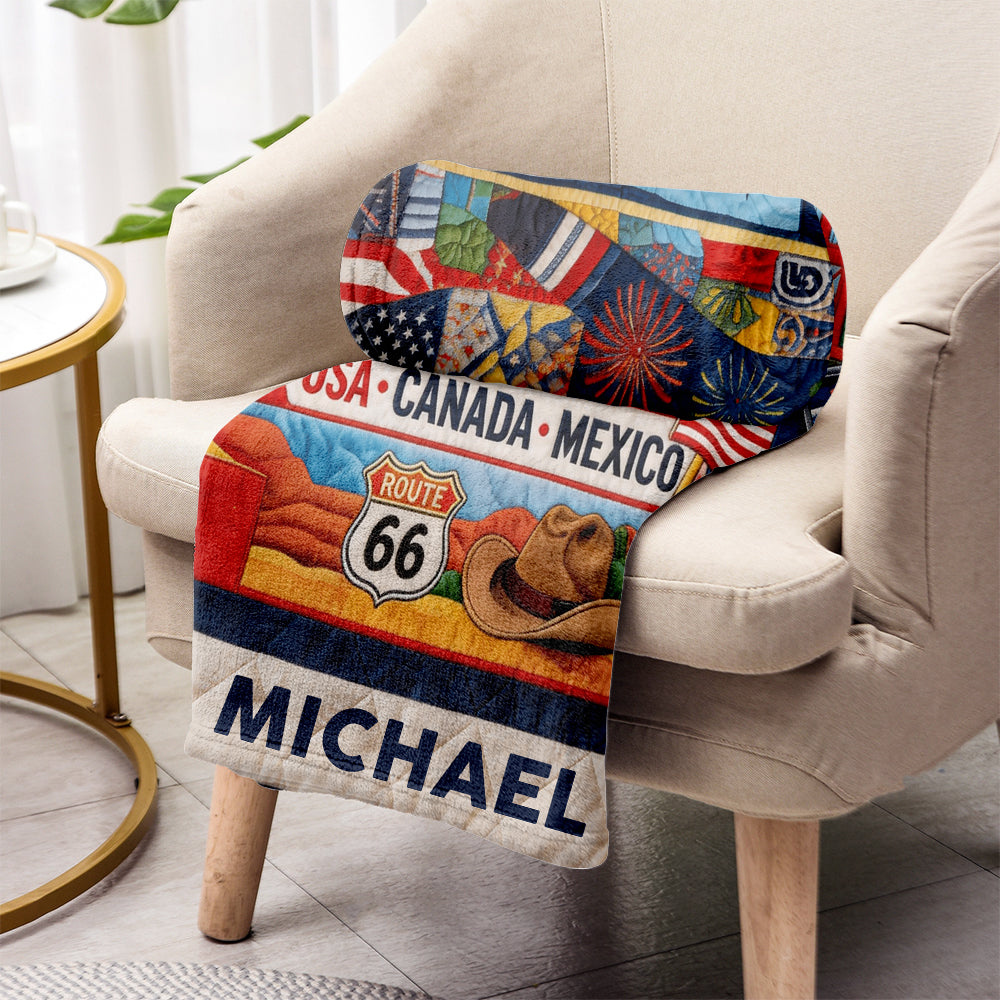 Love Soccer - Personalized Soccer Blanket