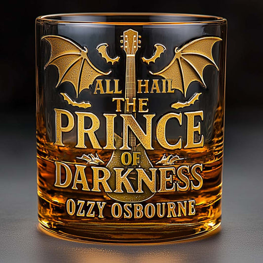 All Hail The Prince Of Darkness - Trending Whiskey Glass
