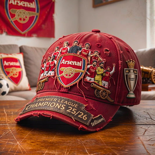 Premier League Champions 25/26 - Personalized Soccer Classic Cap
