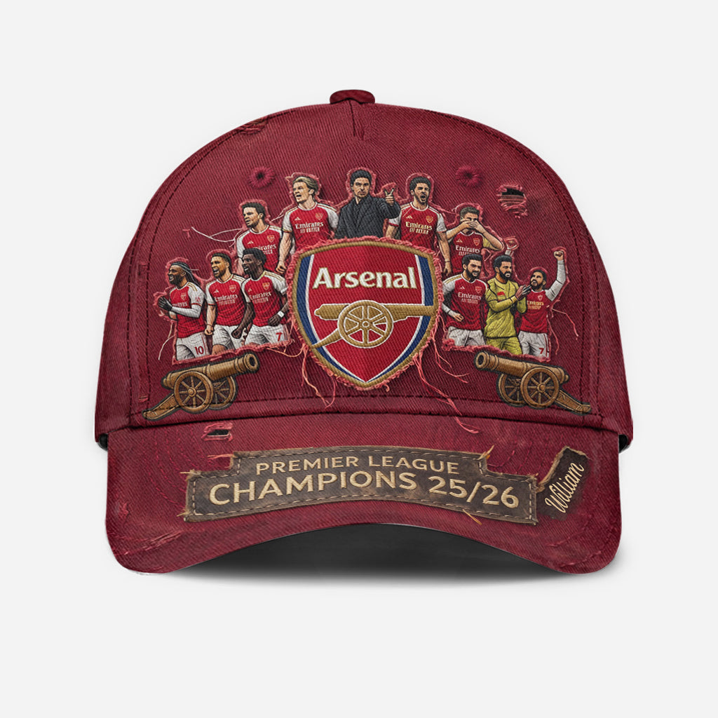 Premier League Champions 25/26 - Personalized Soccer Classic Cap