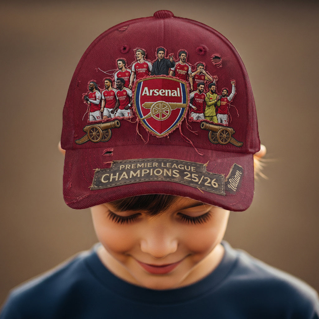 Premier League Champions 25/26 - Personalized Soccer Classic Cap