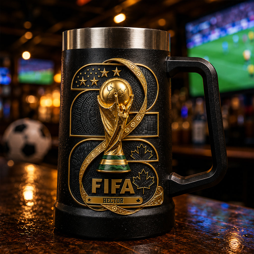 The Cup Of 2026 - Personalized Soccer Beer Stein