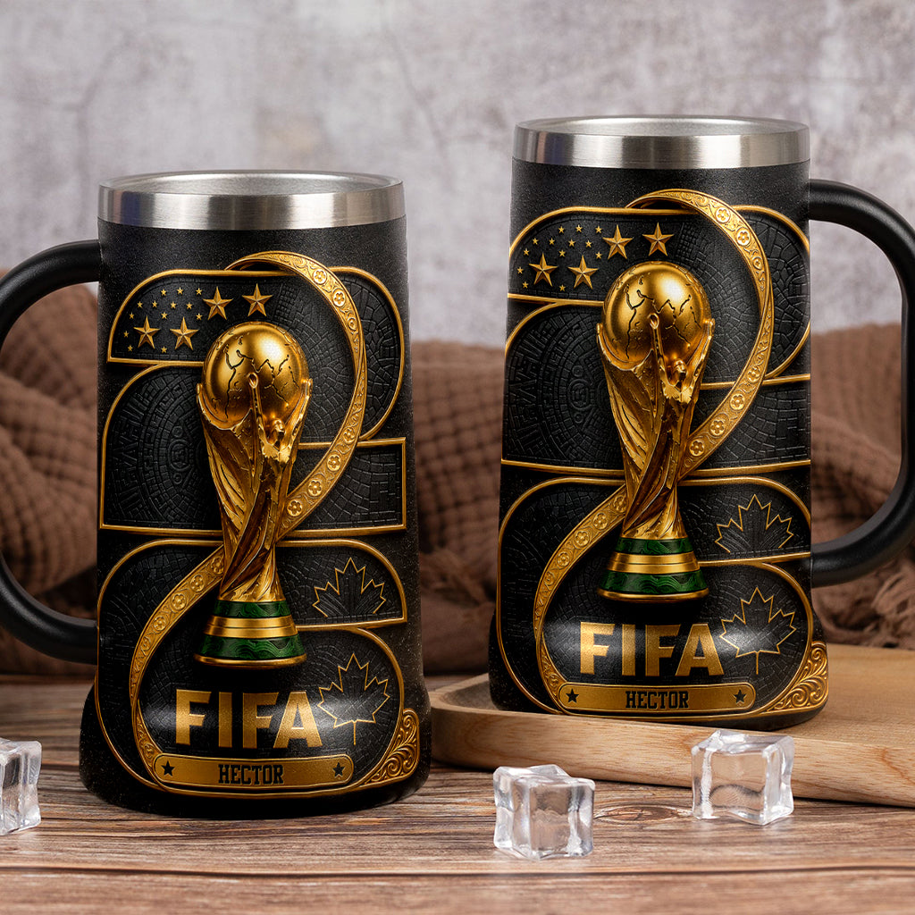 The Cup Of 2026 - Personalized Soccer Beer Stein