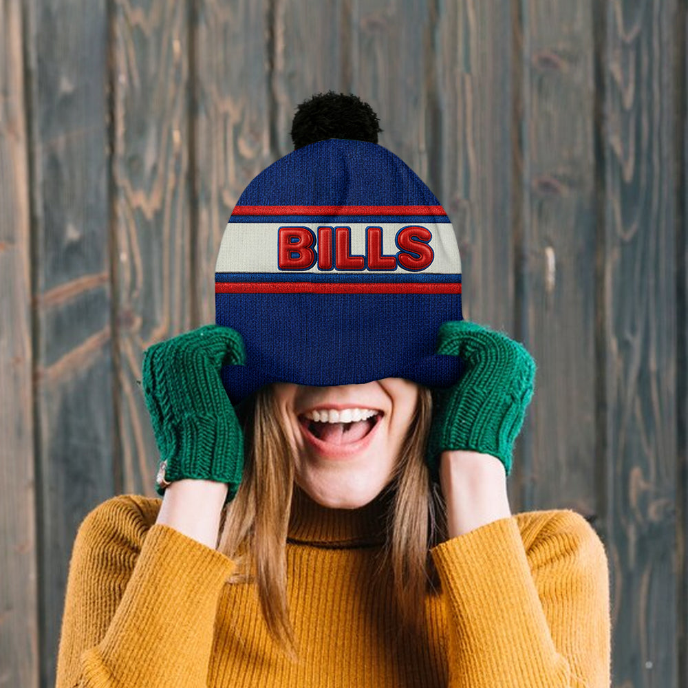 Buffalo Footbal Team - Personalized American Football Beanie Hat