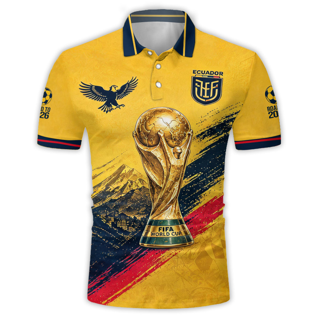World Cup 2026, Ecuador - Personalized Soccer Polo Shirt