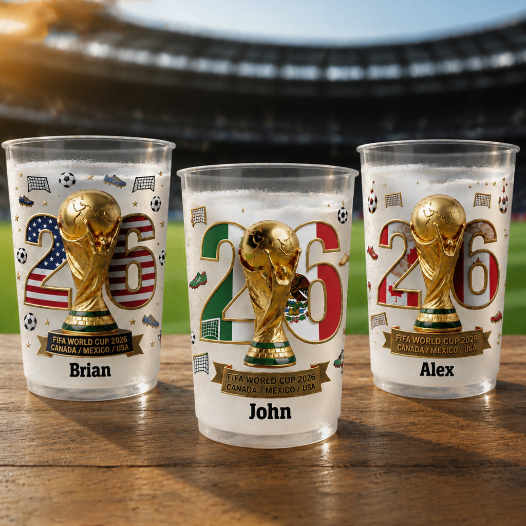 The Champion - Personalized Soccer Frosted Cup