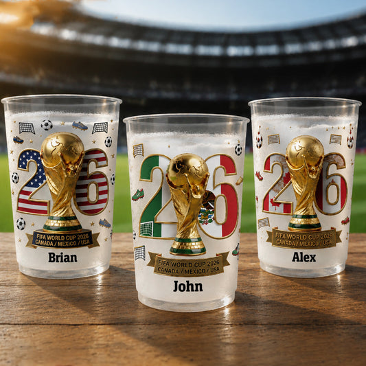 The Champion - Personalized Soccer Frosted Cup