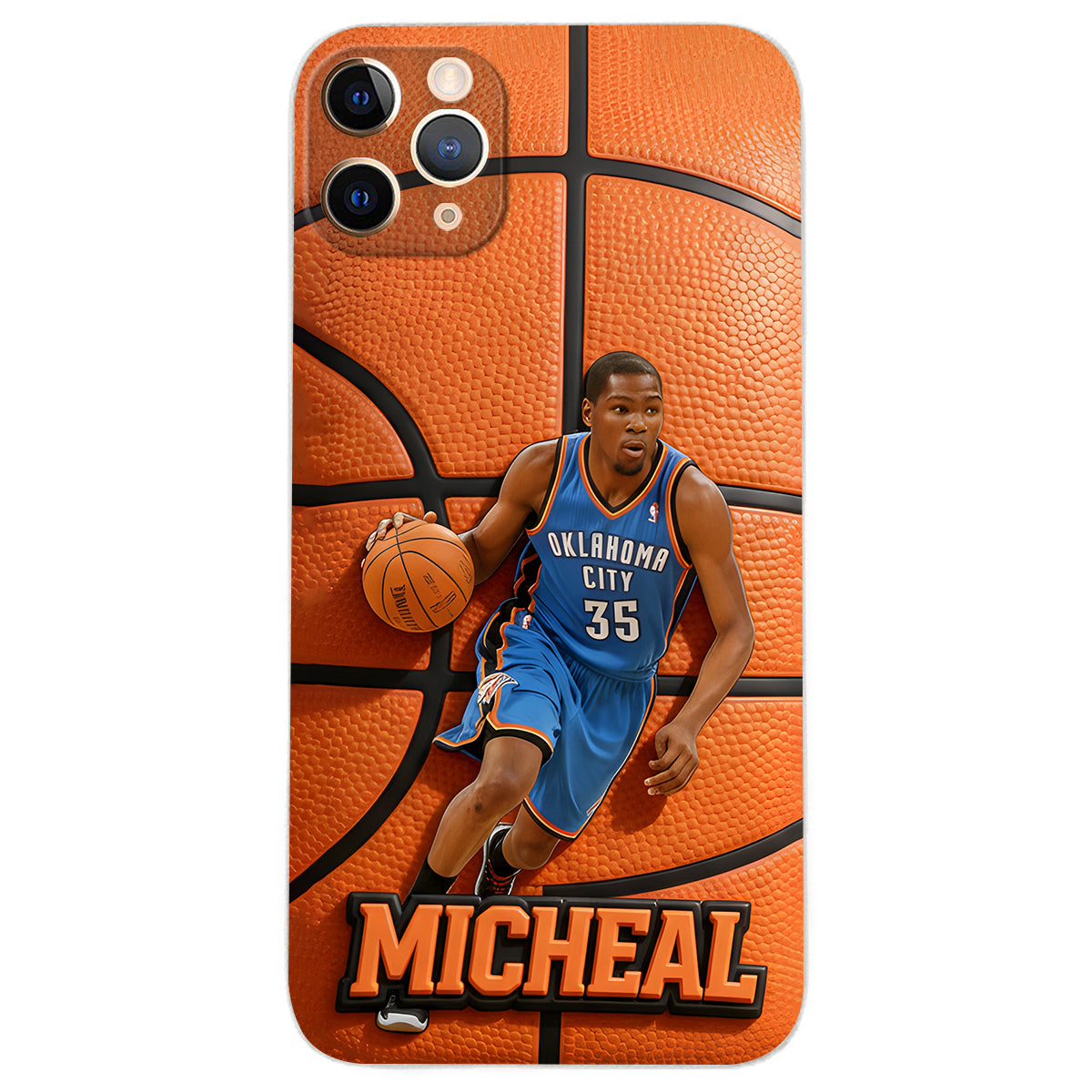 Love Basketball - Personalized Sport Leather Phone Case