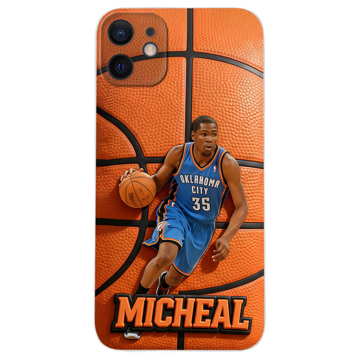 Love Basketball - Personalized Sport Leather Phone Case