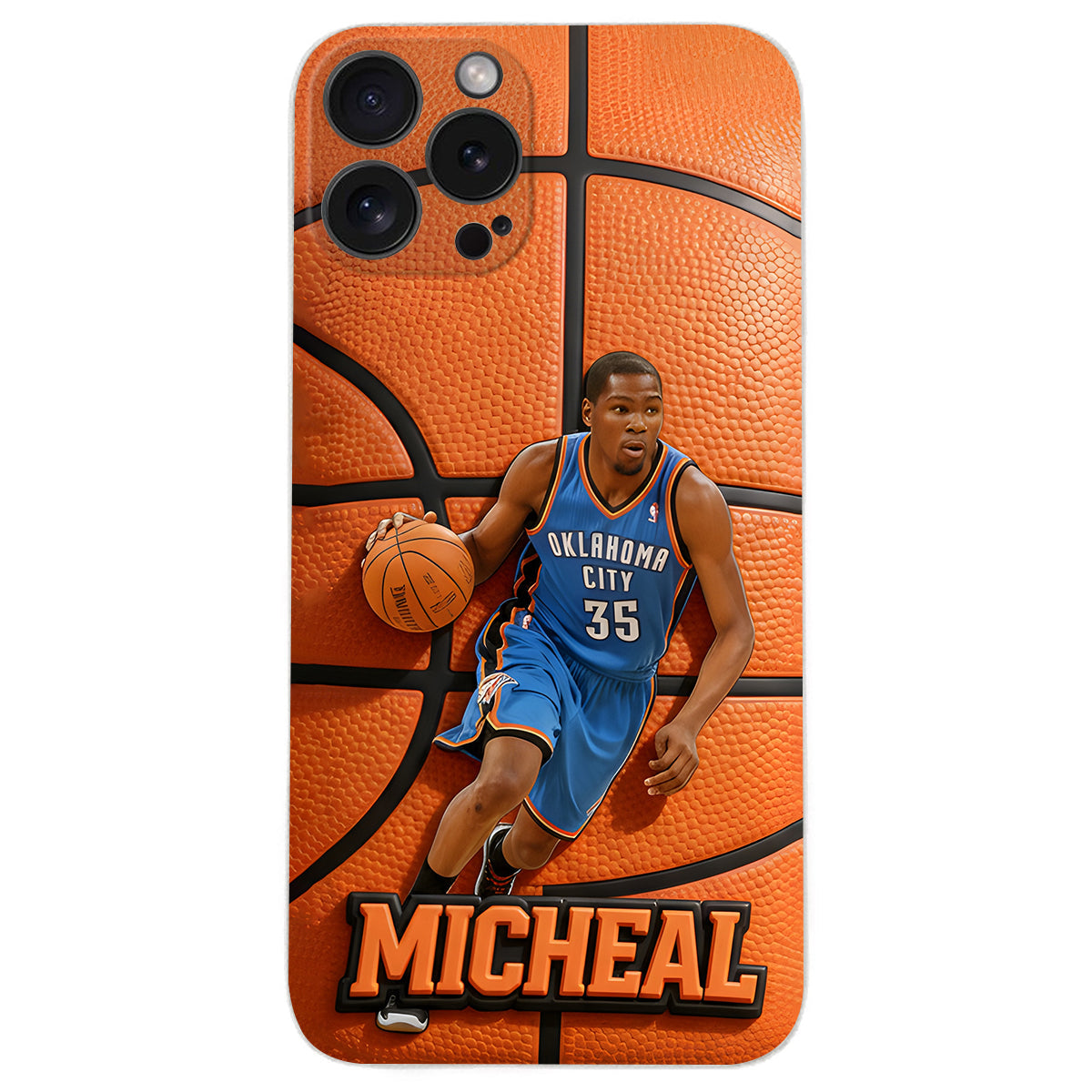 Love Basketball - Personalized Sport Leather Phone Case