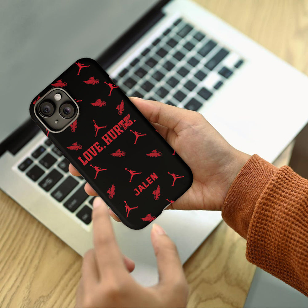Love Is Hurts - Personalized Full Print Phone Case