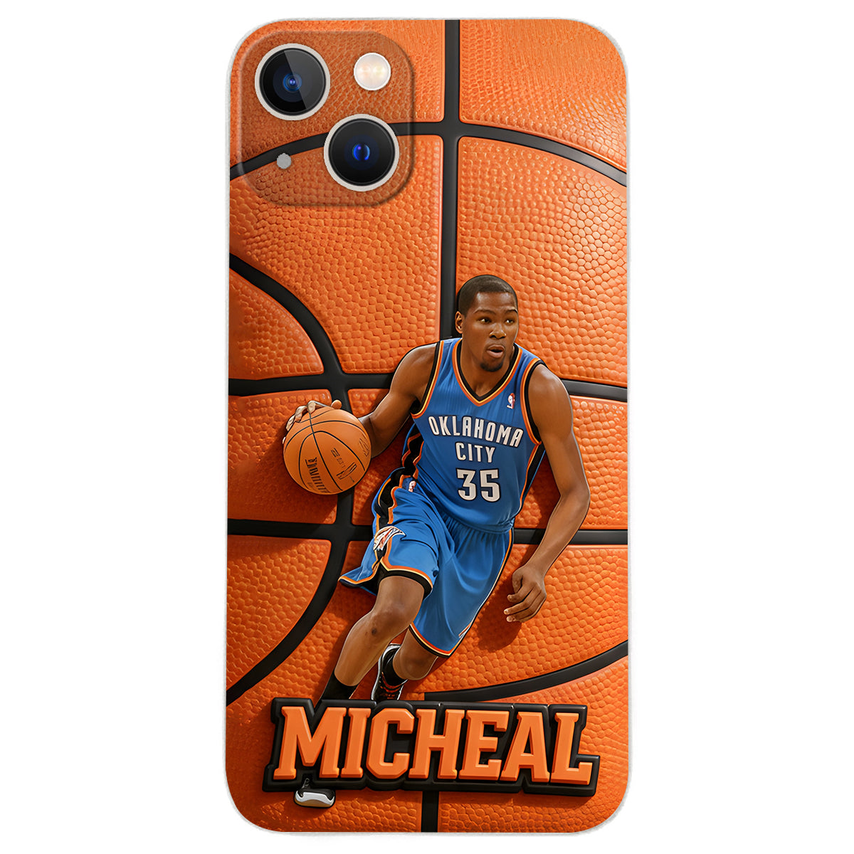 Love Basketball - Personalized Sport Leather Phone Case