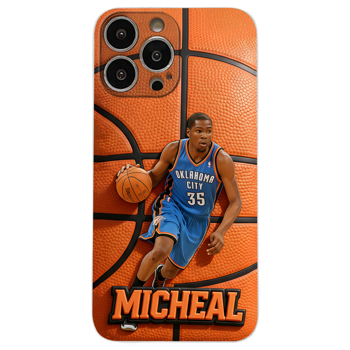 Love Basketball - Personalized Sport Leather Phone Case