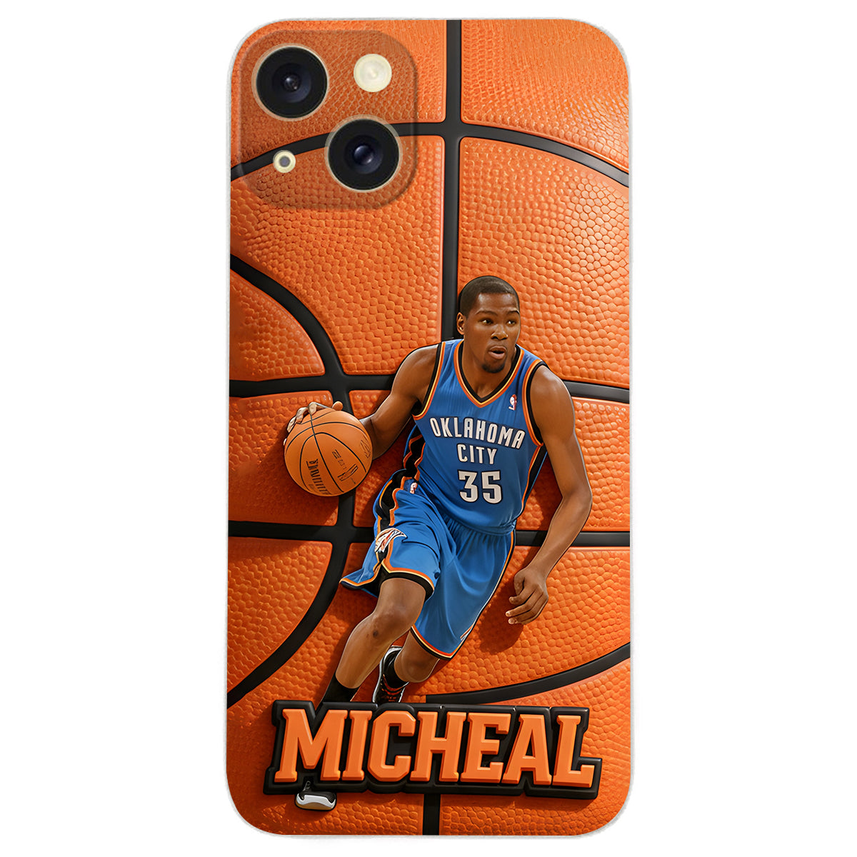 Love Basketball - Personalized Sport Leather Phone Case
