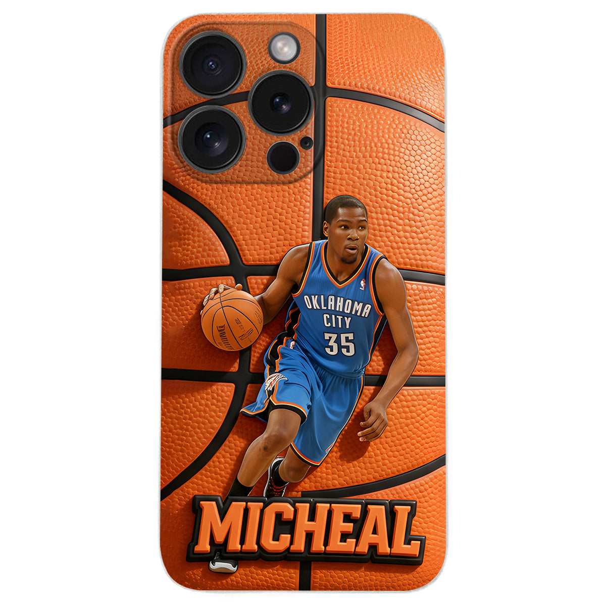 Love Basketball - Personalized Sport Leather Phone Case