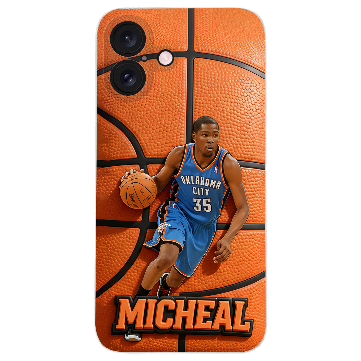 Love Basketball - Personalized Sport Leather Phone Case