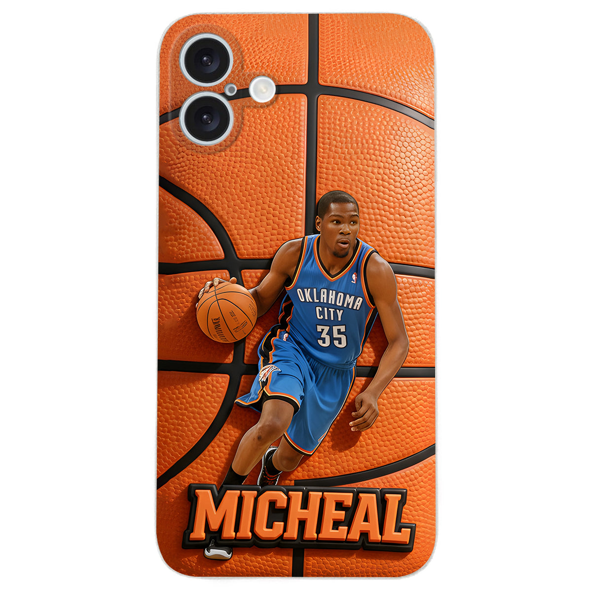 Love Basketball - Personalized Sport Leather Phone Case