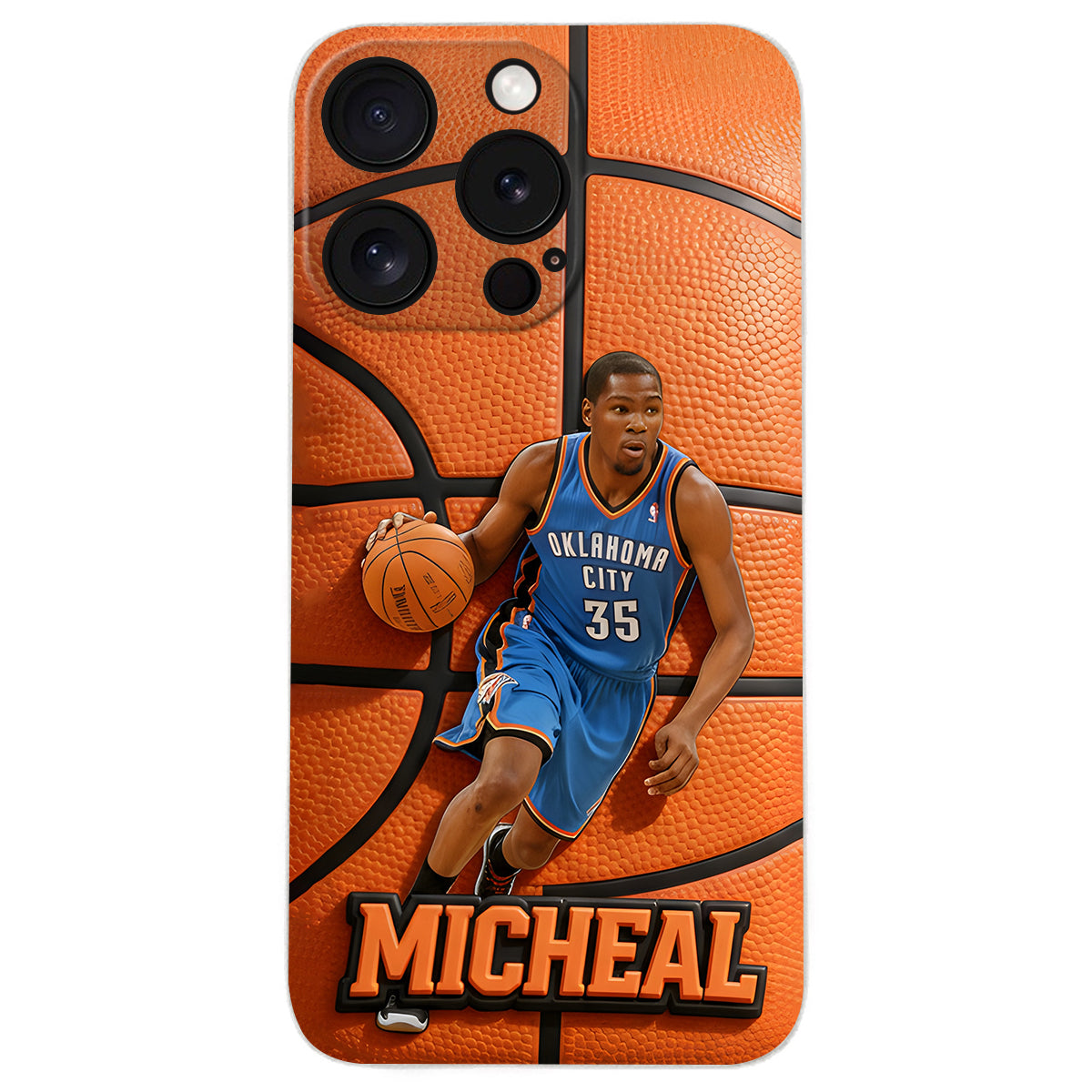 Love Basketball - Personalized Sport Leather Phone Case