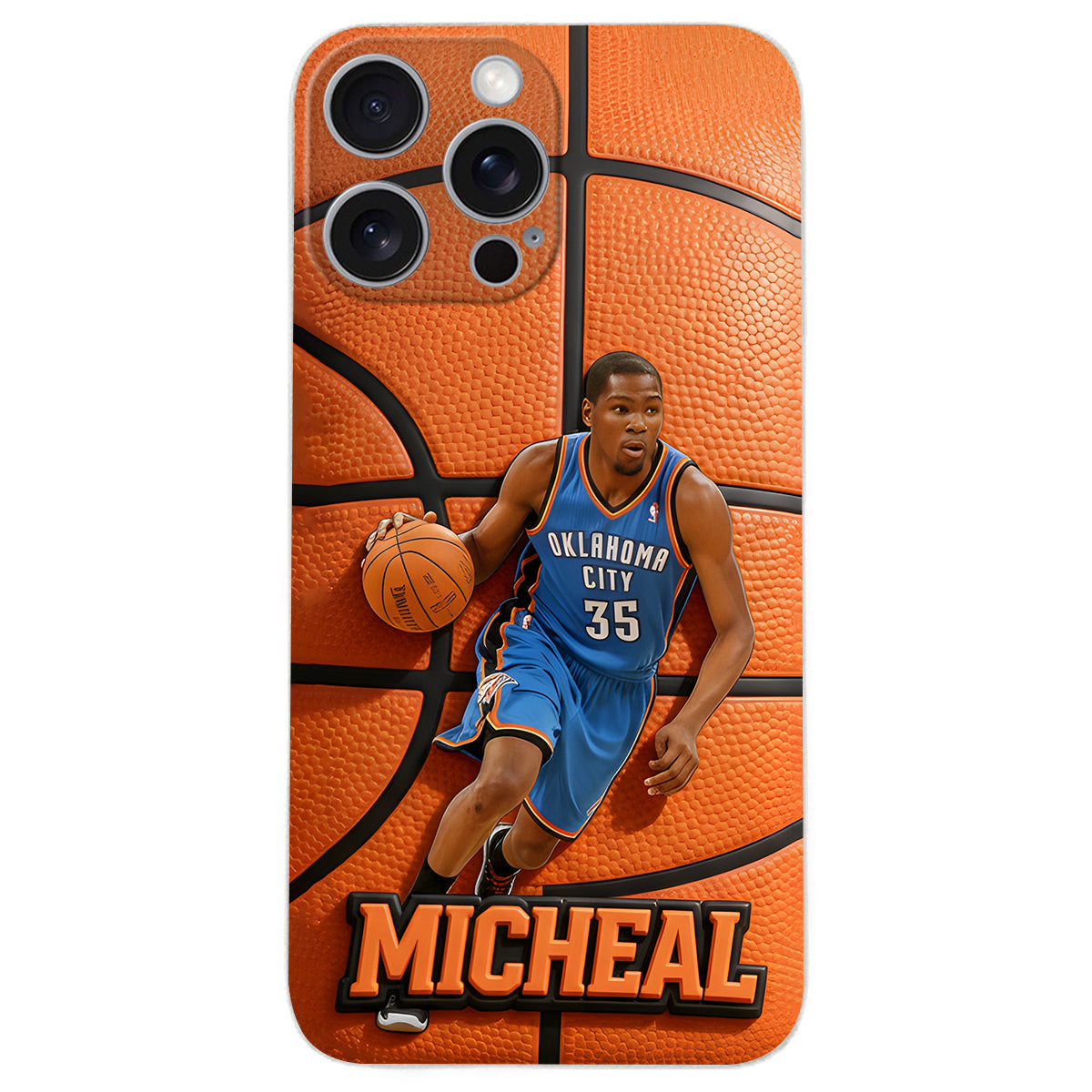 Love Basketball - Personalized Sport Leather Phone Case
