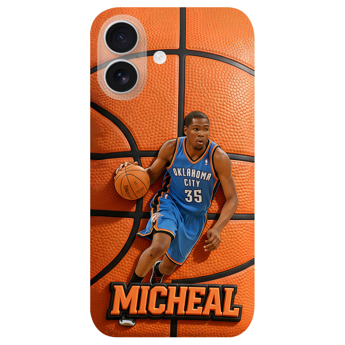 Love Basketball - Personalized Sport Leather Phone Case