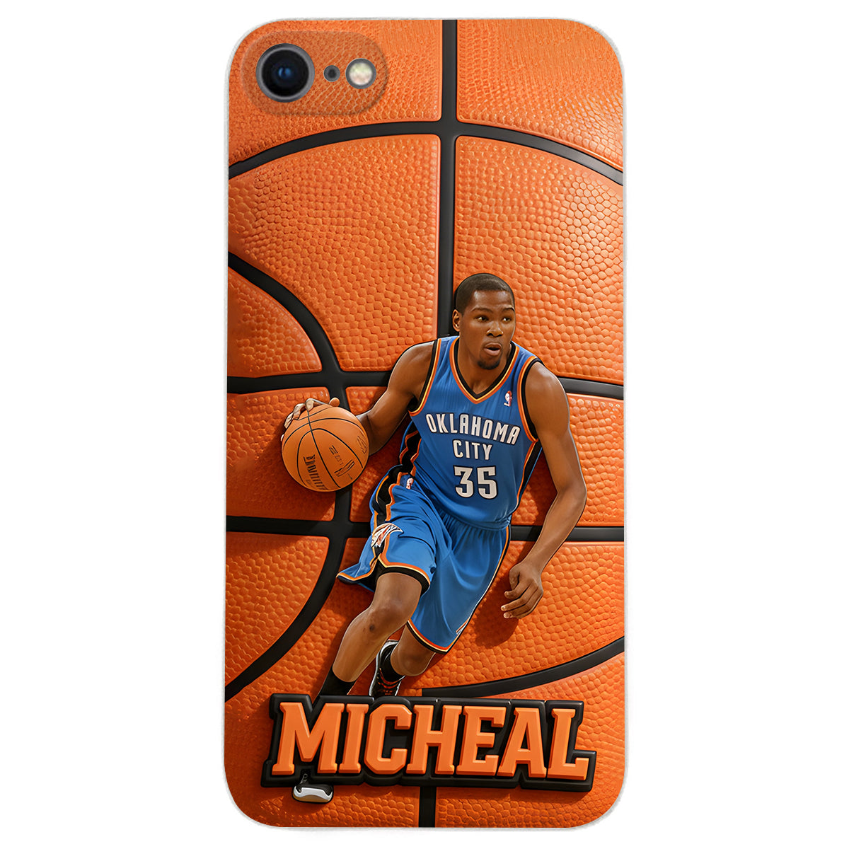 Love Basketball - Personalized Sport Leather Phone Case