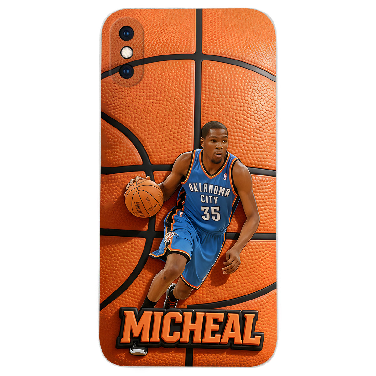 Love Basketball - Personalized Sport Leather Phone Case