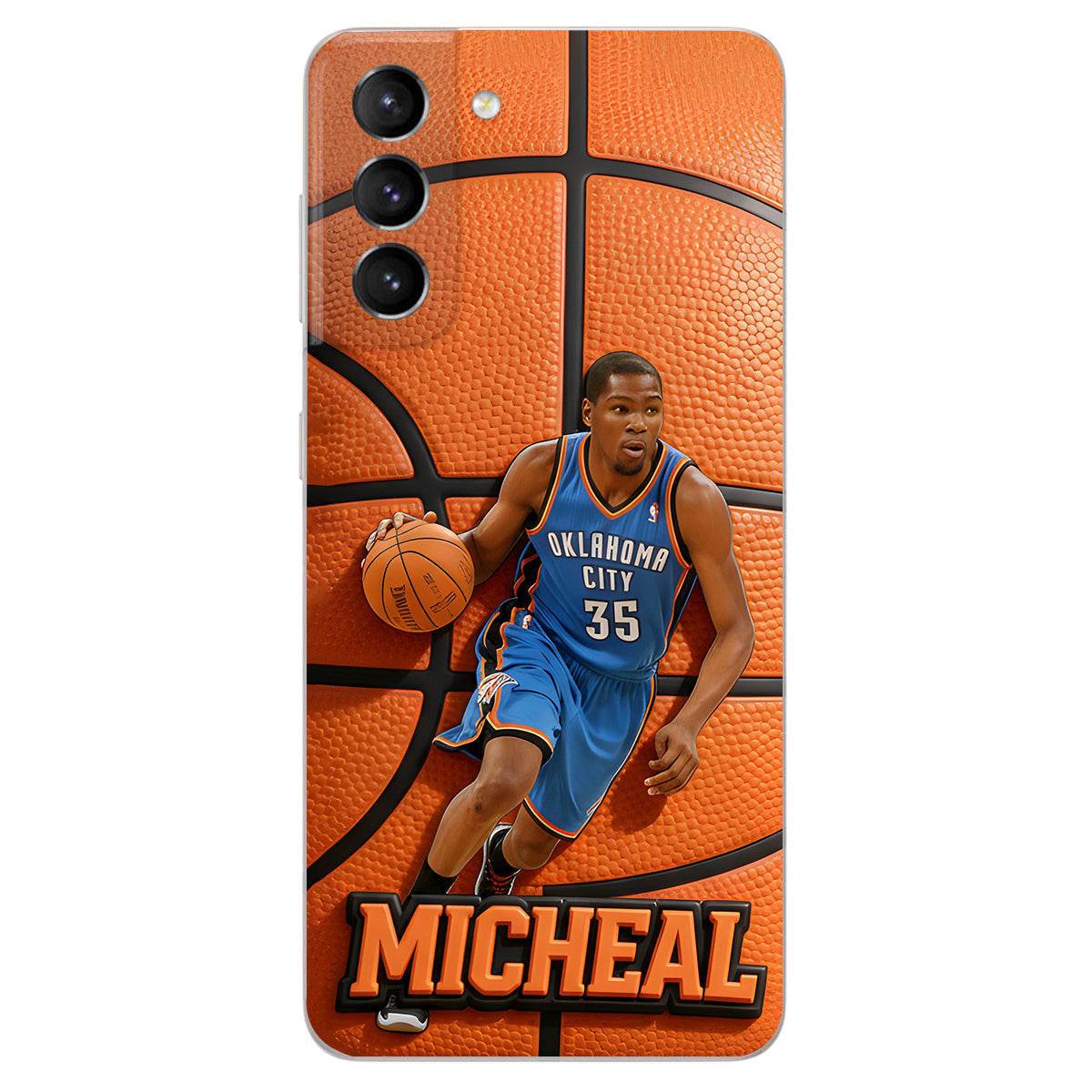 Love Basketball - Personalized Sport Leather Phone Case