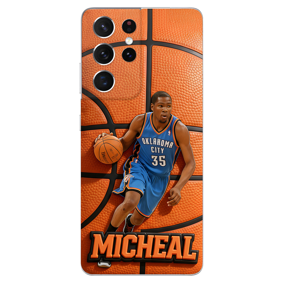 Love Basketball - Personalized Sport Leather Phone Case