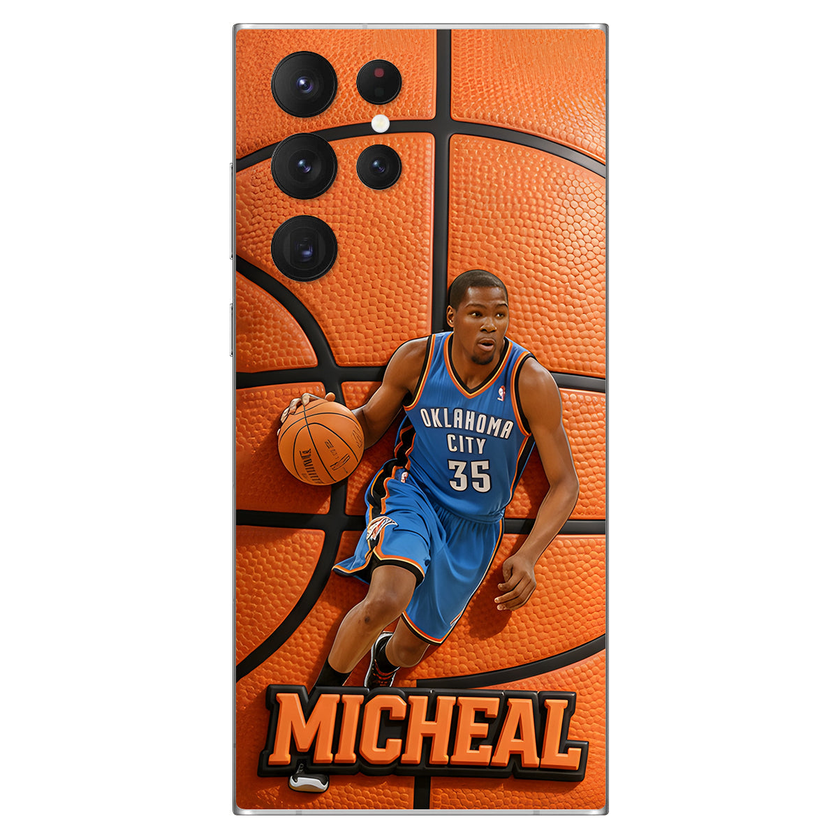 Love Basketball - Personalized Sport Leather Phone Case