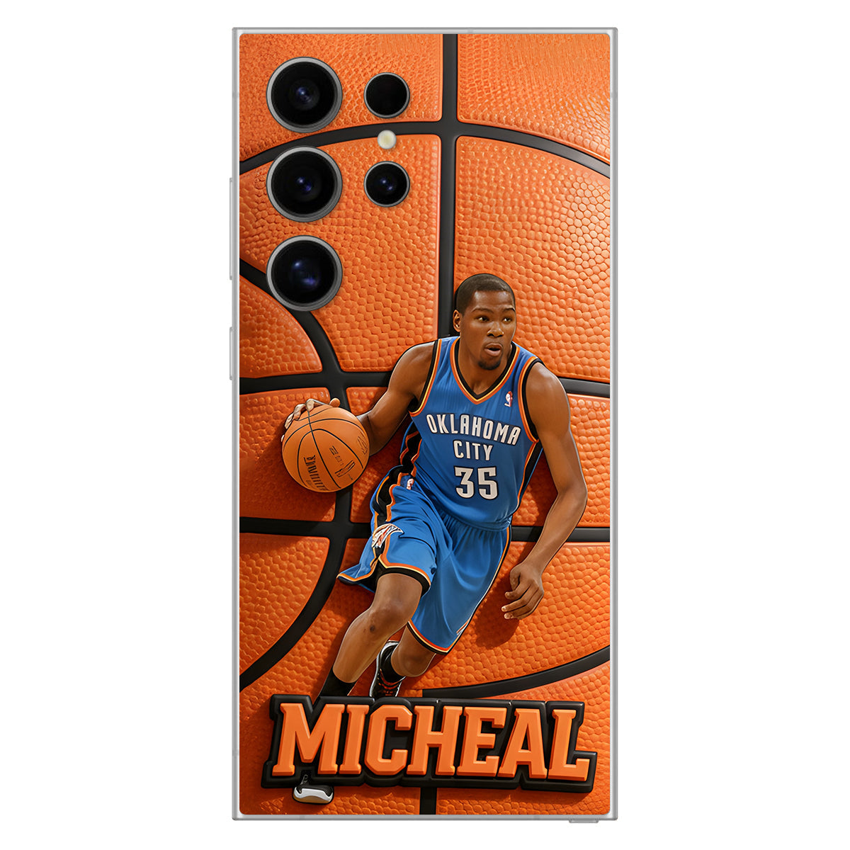 Love Basketball - Personalized Sport Leather Phone Case
